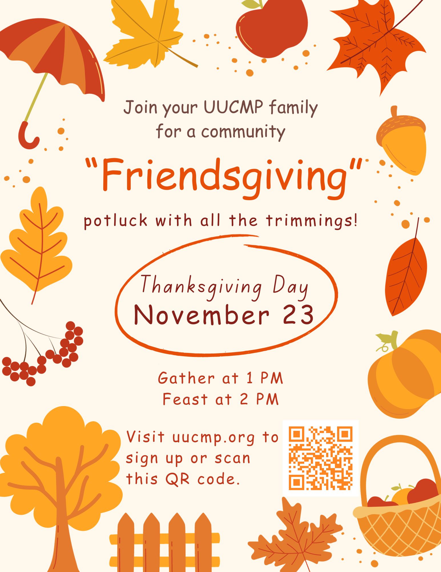 Nov 23, Friendsgiving